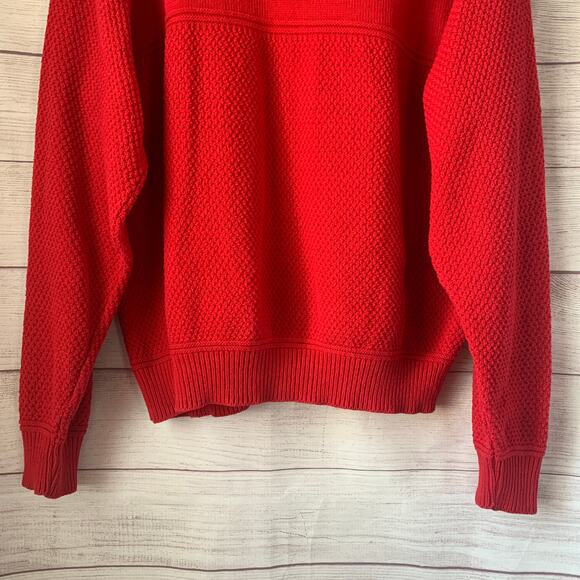 Vintage NEFF Red Chants Men's Knit Sweater Y2K Crew Neck Cotton - Picture 3 of 15